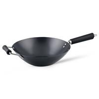 Ken Hom KH431001 Carbon Steel Non Stick Wok | 31 cm | Excellence | Induction Hobs Suitable/Metal Tool Safe/Phenolic Handle | Includes 1 x Chinese Wok | Dishwasher Safe/2 Year Guarantee