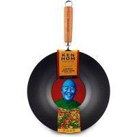 Ken Hom Classic Non-Stick Wok, Carbon Steel, Black, 31 cm