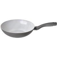 Prestige - Earth Pan - Stir Fry Wok Non Stick - 28cm - Toxin Free Ceramic Non Stick - Induction Suitable - Recycled and Recyclable Cookware - Dishwasher Safe - Easy Grip Handles - 5 Year Guarantee