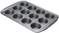 Circulon Momentum Bakeware 12 Cup Muffin Tin 0.6 mm, steel, Grey