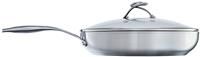 Circulon SteelShield S-Series Stainless Steel - Induction Saute - 30cm/4.7L - Non stick - Dishwasher Safe - Stay Cool Handles and Glass Lid