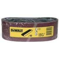 Dewalt DT3307-QZ Sanding Belt, 75 x 533 mm, Set of 10 Pieces