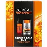 L'Oreal Paris Men Expert Loreal Paris Men Expert Bright & Bold Duo Gift Set For Him, Energising Facial Skincare Duo, Gift Set For Men