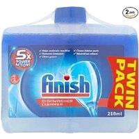 Finish Dishwasher Machine Cleaner | Original | Pack of 2, 250ml Each |Deep Cleans and Helps to prolong life of your dishwasher