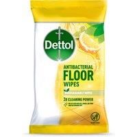 Dettol Floor Wipes Cleaning Lemon and Lime, Extra large Wipes, 10 Wipes
