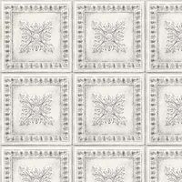 Metal Panel Tile Wallpaper Modern A Street Prints Paste The Wall Fine Decor