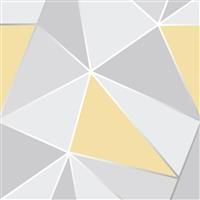 Triangle Geometric Wallpaper Apex Modern Futuristic Rose Gold Blue Black Yellow