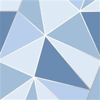 Geometric Wallpaper Metallic Smooth Textured Apex Triangles Trellis Diamonds