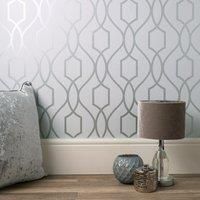 Silver & Grey Wallpaper - Geometric Floral Leaf Animal Metallic Glitter & More