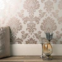 Fine Décor FD42204 Damask Quartz, Rose Gold