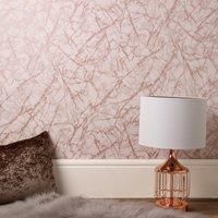 Metallic Marble Wallpaper Rose Gold Fine Decor FD42268