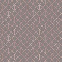 Fine Décor FD42490 Rose Gold Platinum Geo Trellis
