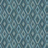 Fine Décor FD42609 Shard Geo Emerald/Gold Wallpaper