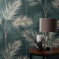 South Beach Emerald Wallpaper Green