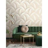 Fine Dcor Cascade Leaf Cream/Gold
