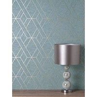 Fine Decor Miya GEO SIDEWALL Teal