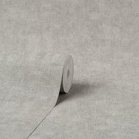 Fine Decor Milano 9 Texture Grey Wallpaper M95617 - Plain Hessian Effect