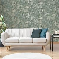 Fine Decor Savona Marble Tile SIDEWALL Emerald