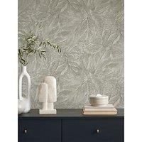 Vymura Apsen Leaf Stone Wallpaper M95663 - Vinyl Texture Skeleton Foliage