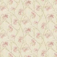 Vymura Sofia Sprig Blush Wallpaper M95670 - Heavyweight Vinyl Foliage Branches