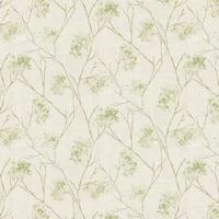 Vymura Sofia Sprig Green Wallpaper M95671 - Heavyweight Vinyl Foliage Branches