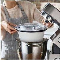 Kenwood Glacier, Frozen Dessert Maker for Sorbet and Frozen Yoghurt, Ice Cream Maker Attachment for Food Processor, Suitable with Chef Stand Mixer, Bowl 1L, KAX71.000WH, Plastic, White