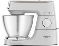 Kenwood Titanium Chef Baker XL, Kitchen Machine with K-Whisk, Stand Mixer with Kneading Hook, Whisk and 6,7L Bowl, KVL85.004SI Power 1200W, Silver