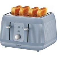 Kenwood Dawn Toaster, 4 Slot Toaster, Reheat, 5 Browning Settings, Defrost and Cancel Functions, Pull Crumb Tray, TFP09.£000BL, 1800W, Stone Blue