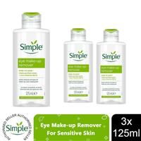 Simple Kind to Eye, Eye make up Remover, 3 Packs of 125ml