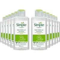 Simple Kind to Eye, Eye Makeup Remover, 6 Packs of 125ml