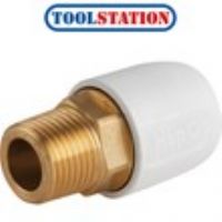 Hep2O Male Adaptor Brass Socket 10mm x 1/2"
