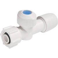 Hep2O HX18/15WS Straight Service Valve - 1/2in x 15mm