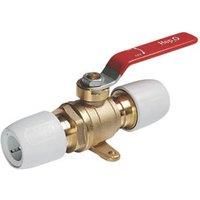 Hep2O 15mm Brass Lever Ball Valve HX22/15WS