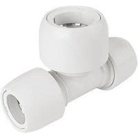 Hep2O Plastic Push-Fit Reducing Tee 22mm x 22mm x 28mm (4338R)