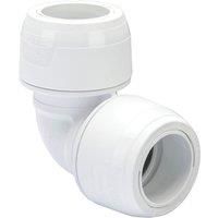 Hep2O Plastic Push-Fit Equal 90 Keyless Elbow 28mm (242RE)