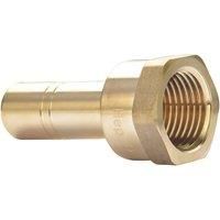 Hep2O Plastic Push-Fit Adapting Keyless Spigot Female Coupler 15mm x 1/2" (543RE)