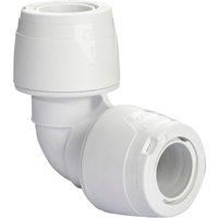 Hep2O Plastic Push-Fit Equal 90 Keyless Elbow 15mm (581RE)