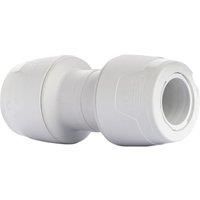 Hep2O Plastic Push-Fit Equal Keyless Coupler 15mm (889RE)