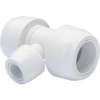 Hep2O Plastic Push-Fit Reducing Keyless Tee 28mm x 28mm x 15mm (472RE)