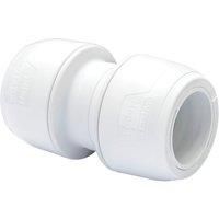 Hep2O Plastic Push-Fit Equal Keyless Coupler 28mm (718RE)