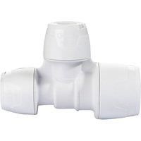 Hep2O Plastic Push-Fit Reducing Keyless Tee 15mm x 10mm x 10mm (944RE)