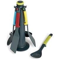 Casdon Joseph Joseph Elevate Colourful Kitchen Utensil Set for Children from 3 Years with Rotating Storage Stand!