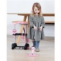 Casdon Hetty Cleaning Trolley | Hetty-Inspired Toy Cleaning Trolley For Children Aged 3+ | Wheels Around From Room To Room!, Pink, 44 x 27 x 12 cm