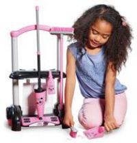 Casdon Hetty Cleaning Trolley,pink