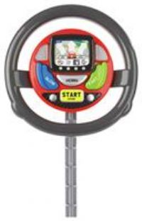 Casdon Sat Nav Steering Wheel. Toy Driving Wheel with Spoken Commands, Flashing Lights, and Motoring Sounds. Suitable for Preschool Toys. Playset for Children Aged 3+ , 32.1 x 21.9 x 9.2 cm