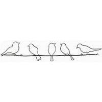Art for the Home Bird on a Wire Metal Wall Art