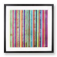 Art for the Home Neon Stripe Framed Print (Was £25)