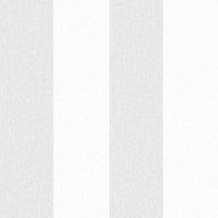 Superfresco Easy Paste the wall Calico Stripe Grey Neutral Textured Wallpaper