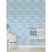 Fresco Great Value Cloud Nine Sky Print Clouds Wallpaper Bedroom Playroom