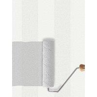 Super fresco Stripe White Textured Wallpaper